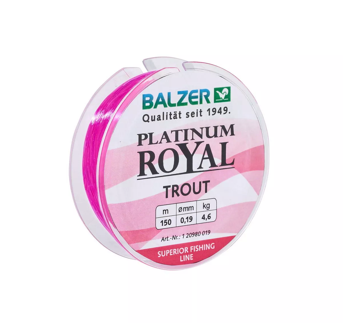 BALZER Platinum Royal Trout pink 150m 0,19mm