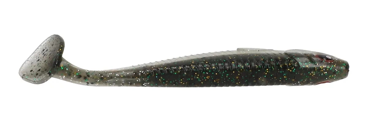 MOSTAL Taipan Zander 10cm / 8g 5 Stück Pearl Pepper UV-Active — 11.5 baitfish