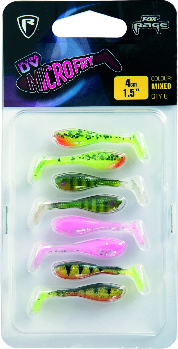 FOX RAGE UV Micro fry 4cm x 8pcs weitere Ansicht