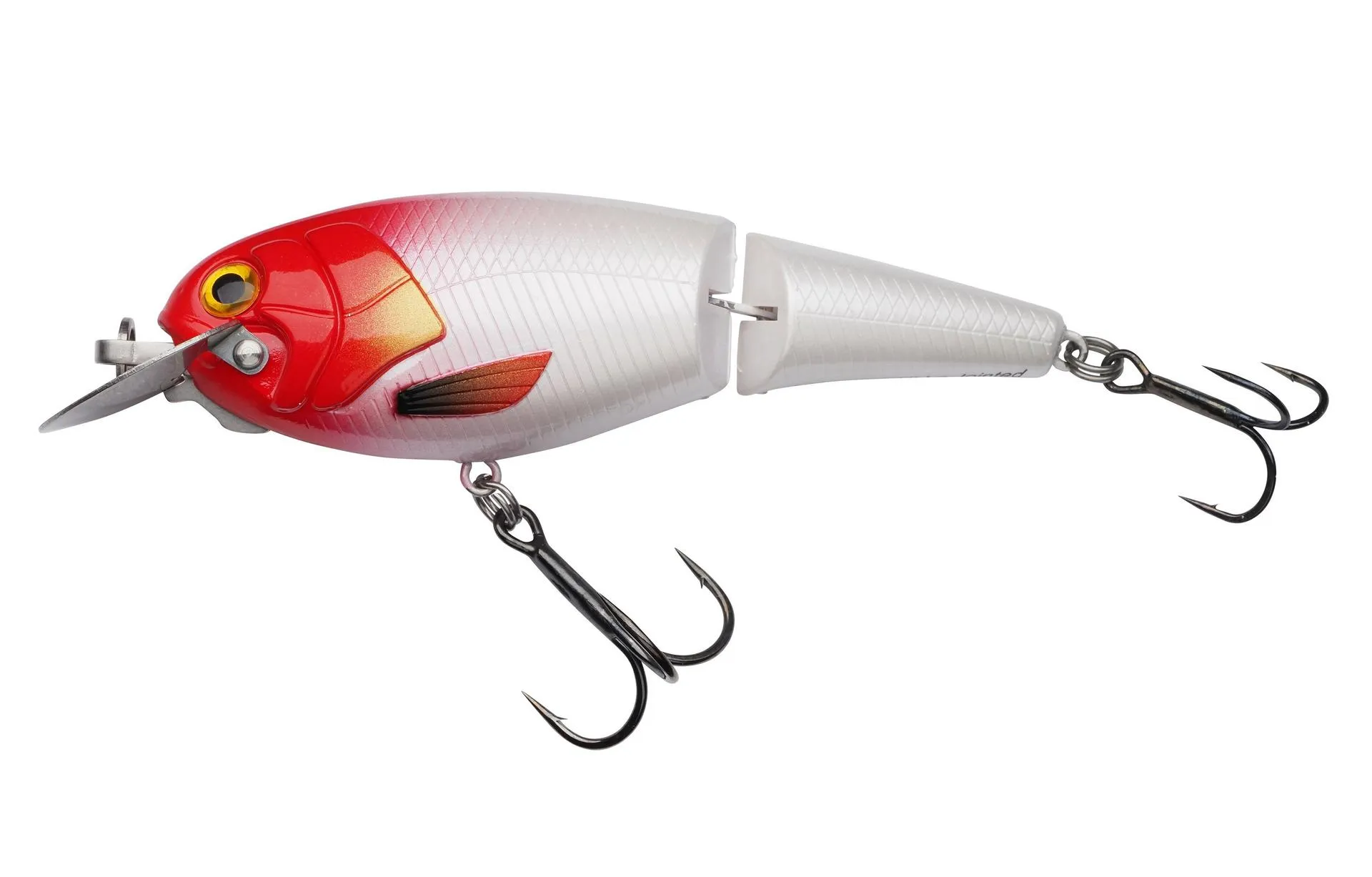 Abu Garcia Hi-Lo Jointed floating 12cm Red Head Hard Bait
