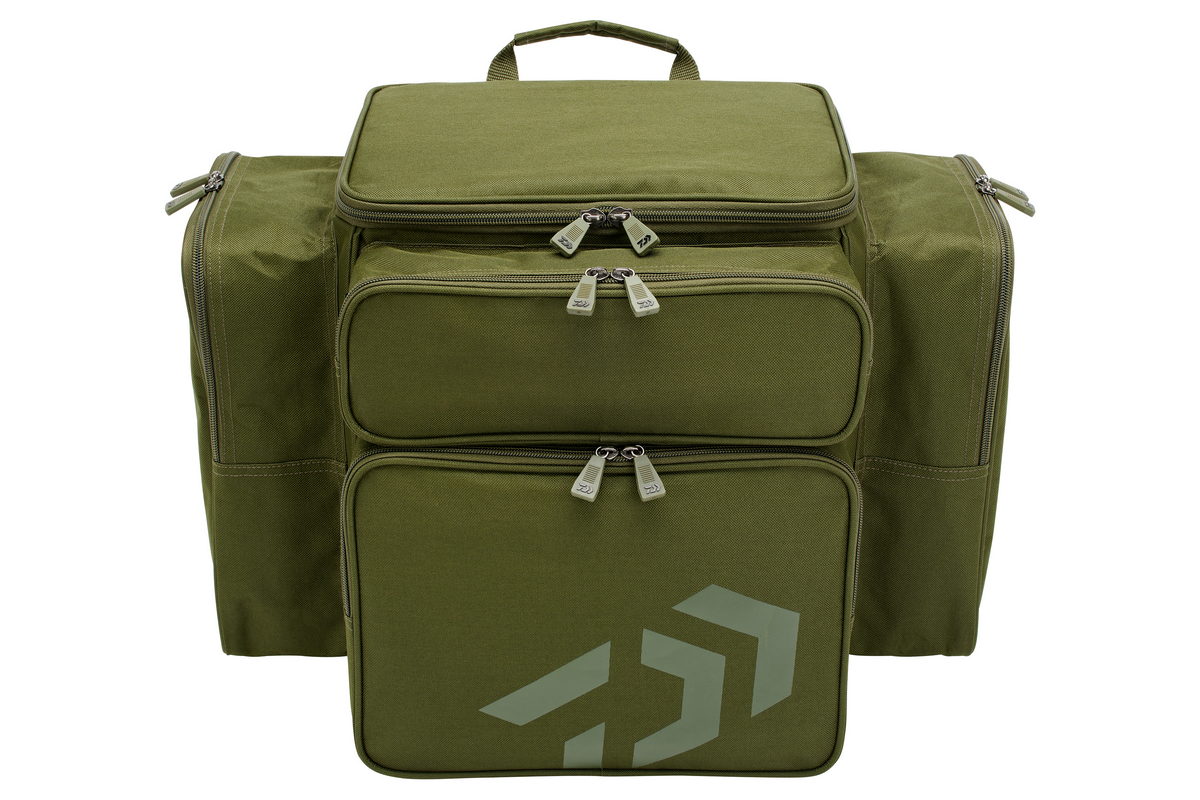 DAIWA Black Widow Compact Rucksack 52x32x35cm Karpfentasche kompak DAIWA Black Widow Compact Rucksack 52x32x35cm Karpfentasche kompak