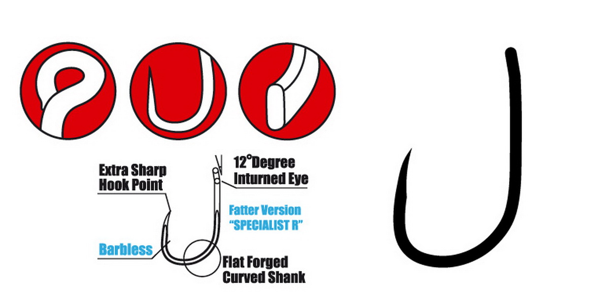 GAMAKATSU G-Carp Specialist RX BL Größe 8 GAMAKATSU G-Carp Specialist RX BL Größe 8