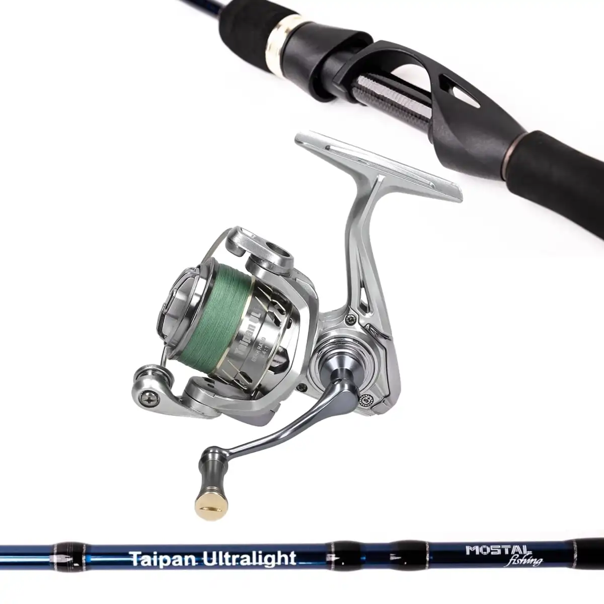 MOSTAL Taipan Ultralight 1.90m 1-5g Combo mit Taipan UL Braid