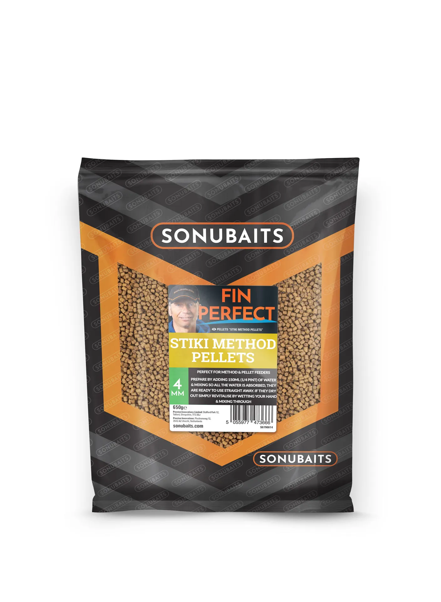 SONUBAITS Fin Perfect Stiki Method Pellets 4mm 650g