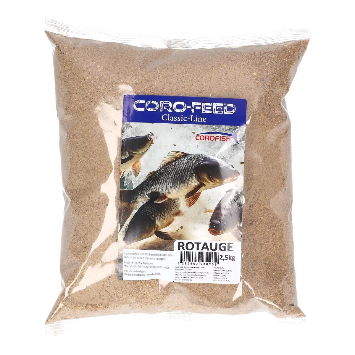 COROFISH Grundfutter Feed Classic Line 2,5Kg Angelfutter Gru