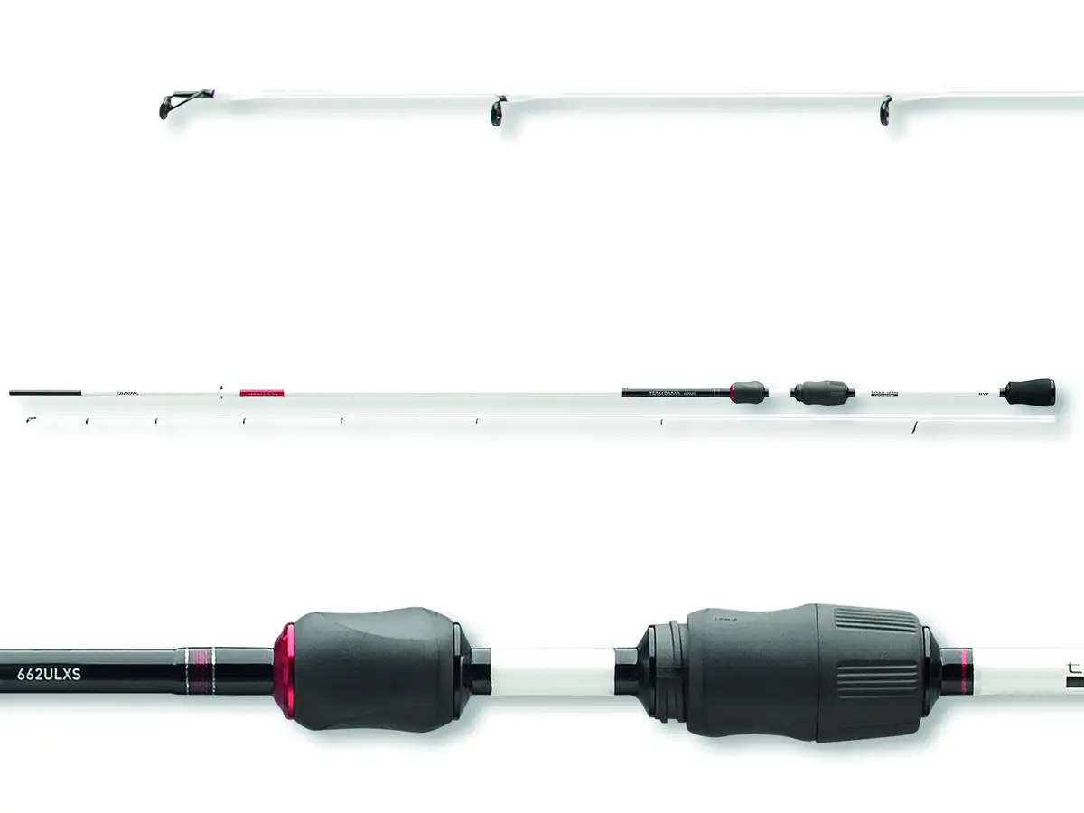 DAIWA TD Trout Area Com. 2.10m 1-6g Combo mit 20 Exceler LT 2000 Detailansicht