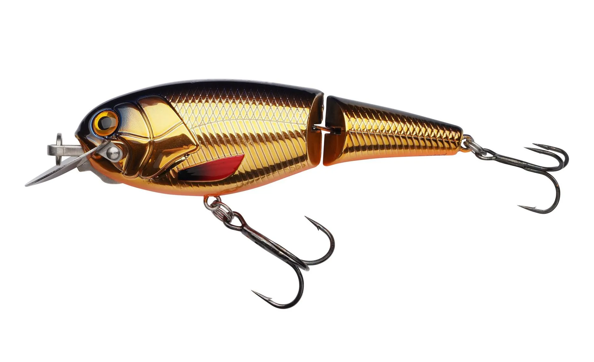 Abu Garcia Hi-Lo Jointed floating 12cm Gold Black O Hard Bait