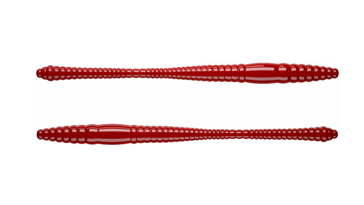 LIBRA LURES Dying Worm 80 Cheese 038-brown 12st, Forellenköder, schwimmend und aromatisiert — 7.00 Red Cheese