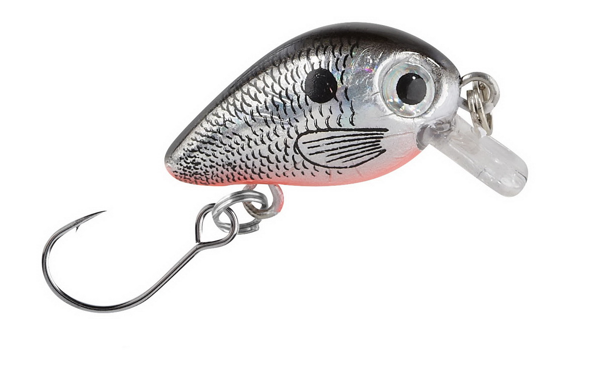 BALZER Wobbler Trout Crank mit Einzelhaken Weißfisch3cm