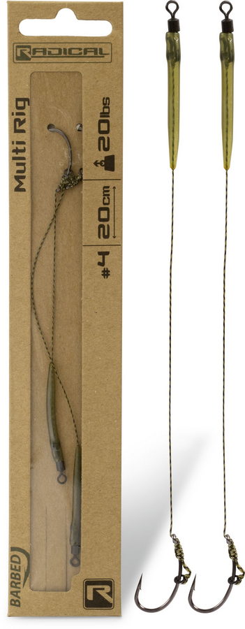 QUANTUM 4 Radical Multi Rig 20lbs 2Stück 20cm QUANTUM 4 Radical Multi Rig 20lbs 2Stück 20cm