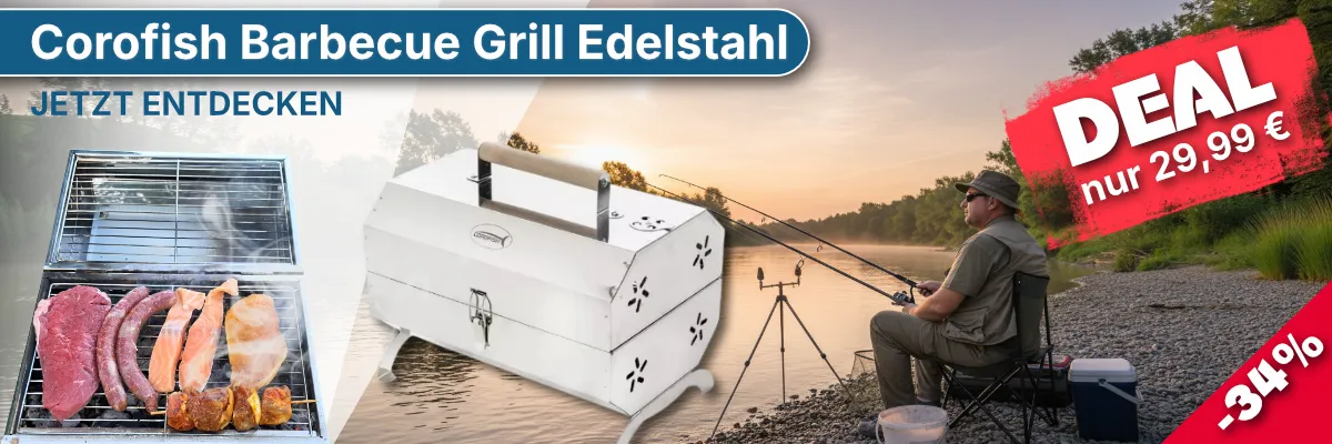 COROFISH Barbecue Grill Edelstahl | Angelgeräte Bode