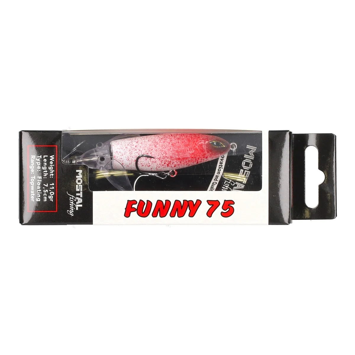 MOSTAL Funny 75 Red Head floating
