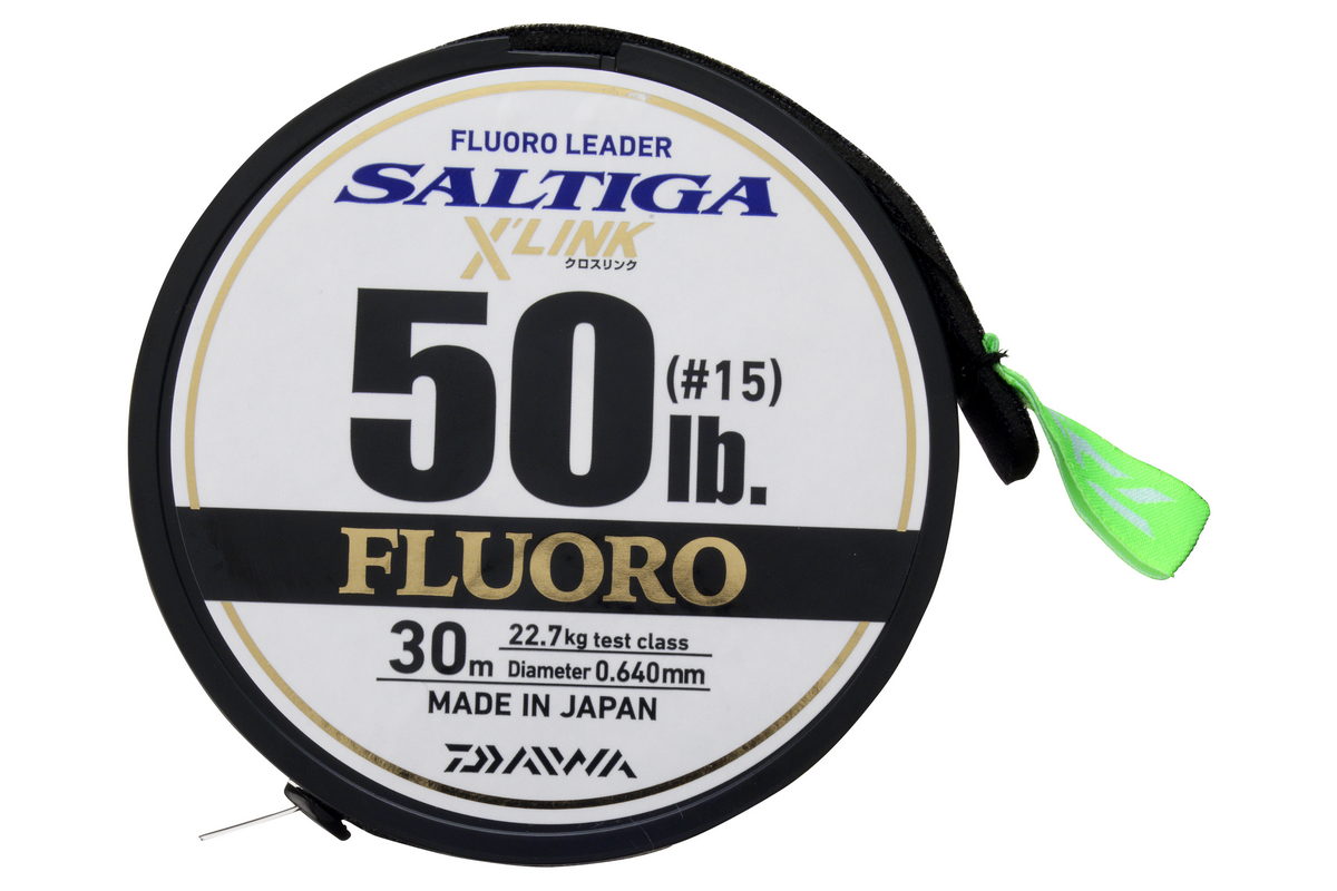 DAIWA Saltiga X'Link Fluorocarbon Leader Vorfachschnur trans DAIWA Saltiga X'Link Fluorocarbon Leader Vorfachschnur trans