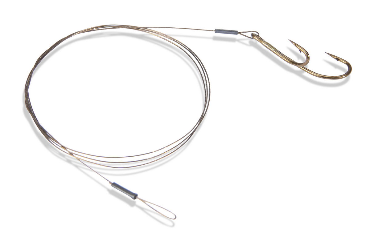 SÄNGER 1x7 Stahlvorfach m. Ryderhak. Gr.1/0/12kg/60cm SÄNGER 1x7 Stahlvorfach m. Ryderhak. Gr.1/0/12kg/60cm