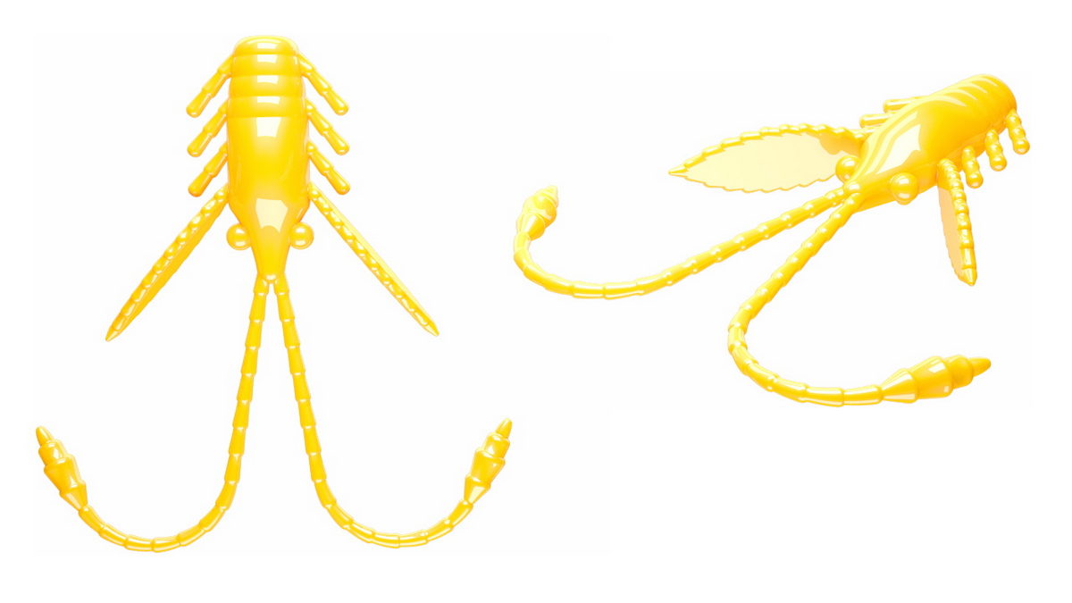 LIBRA LURES Pro Nymph 18 Cheese 040-black 15st, Forellenköder, schwimmend und aromatisiert — 1.80 Yellow Krill