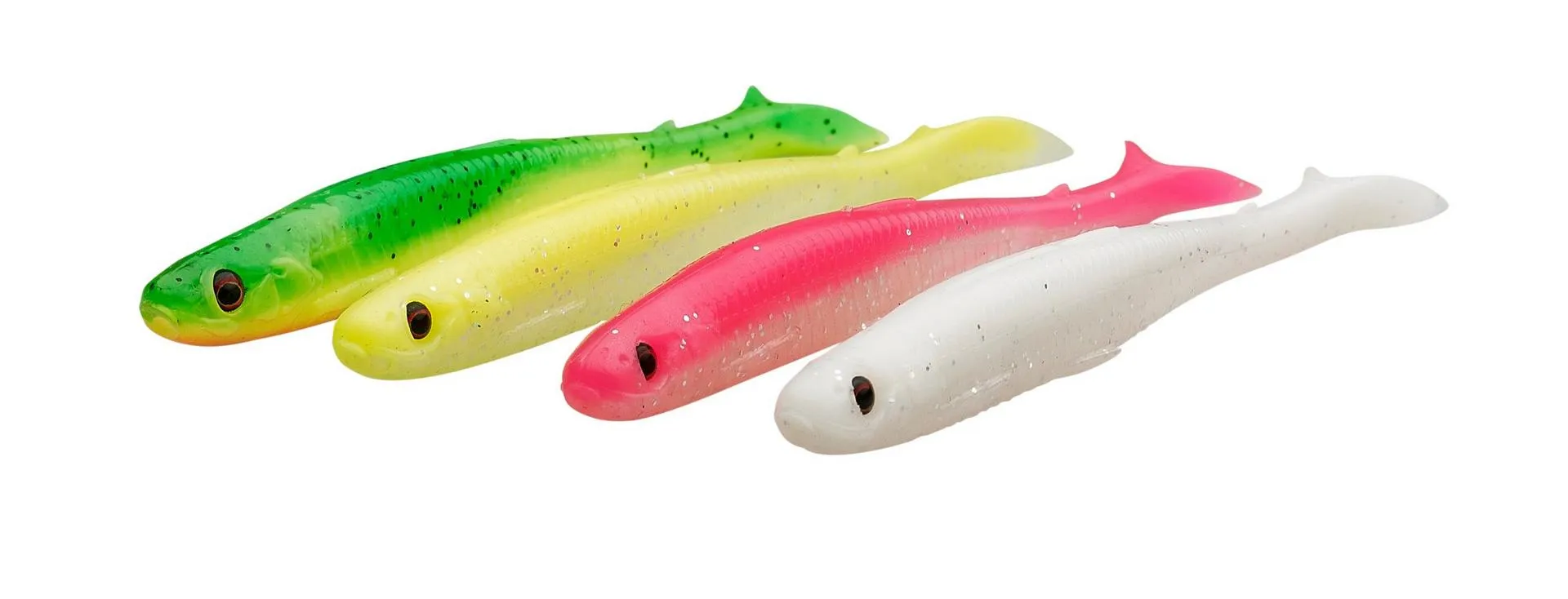 Savage Gear SLENDER SCOOP SHAD 15CM 17G DW MIX 4PCS Gummifische,Twister