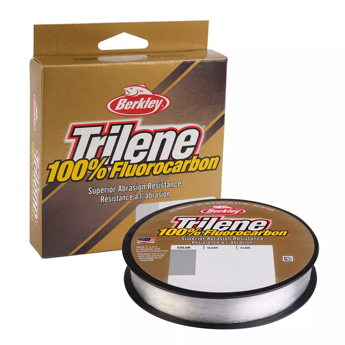 BERKLEY Trilene Fluorocarbon Vorfachschnur Clear 25m