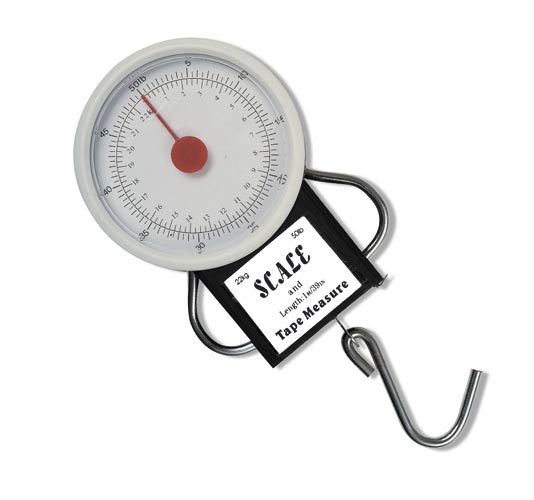 Waage 22kg rund mit Bandmaß Waage 22kg rund mit Bandmaß