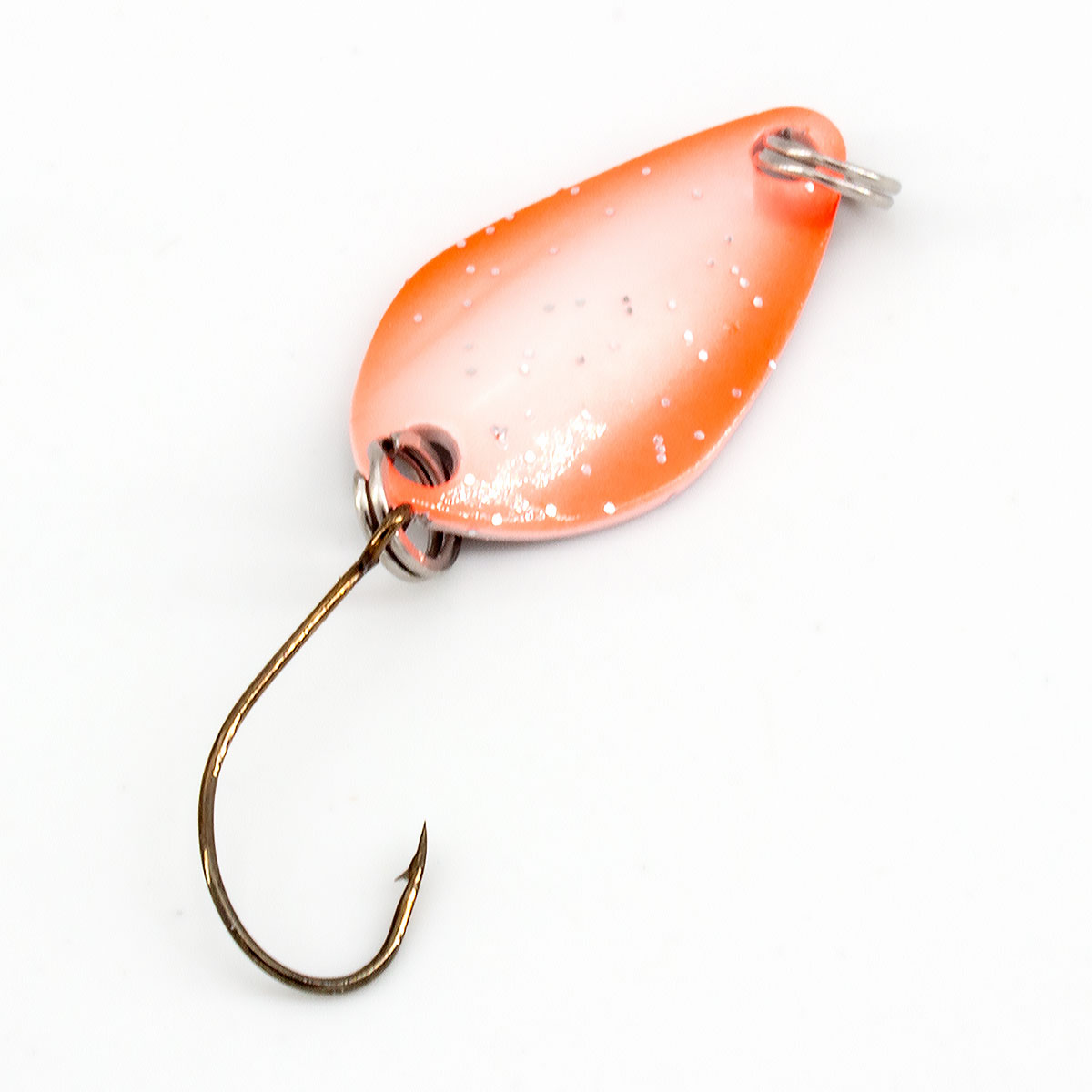 orange white glitter