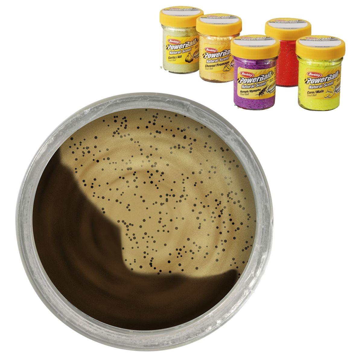 BERKLEY PowerBait Trout Bait Turbo Dough Chunky Cherry 50g — Banana Boost