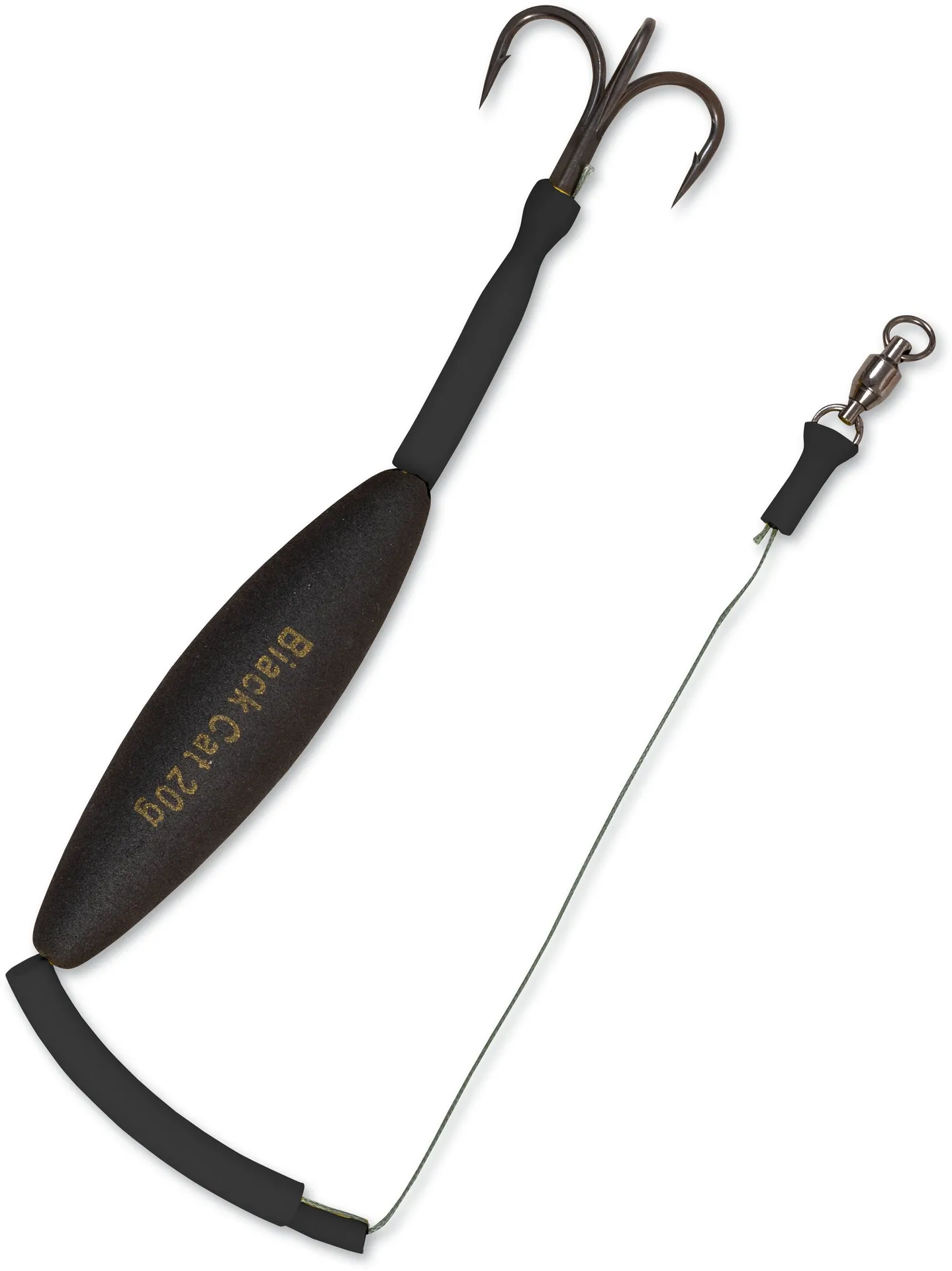 BLACK CAT 2/0 Worm Pop Up 0,80m Haken: 1