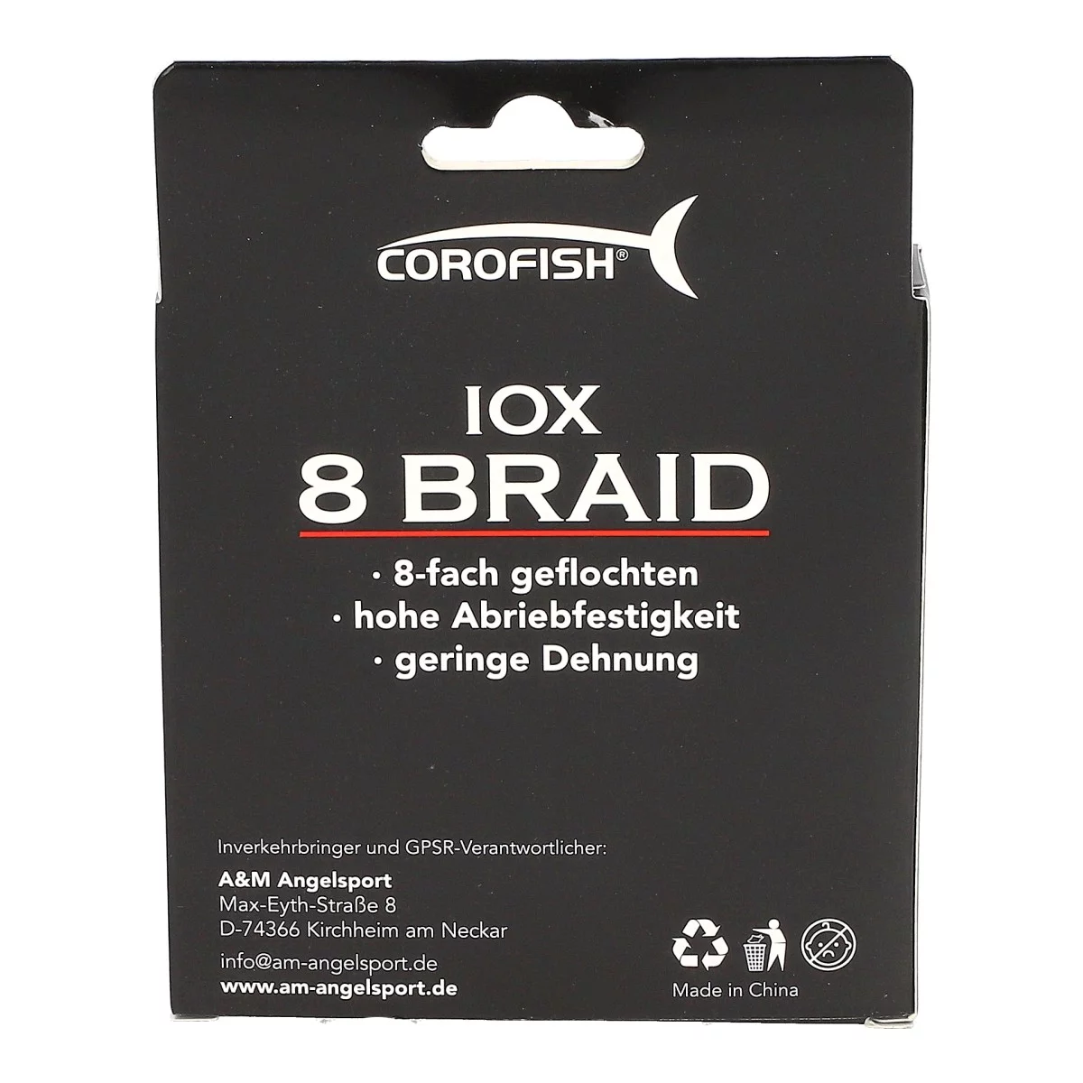 COROFISH IOX 8 Braid 0.13mm dark green 500m 8.50kg