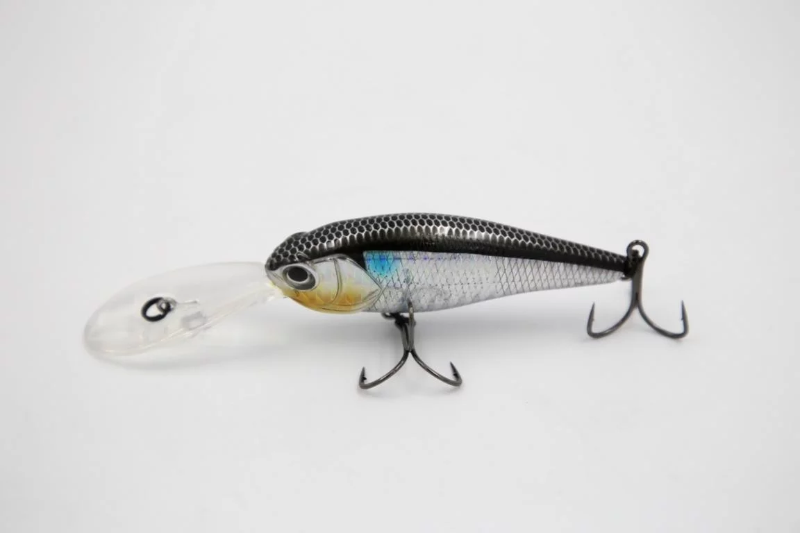 TAIPAN Diving Shad Chrome Black 62mm — 7.50 Real Shad