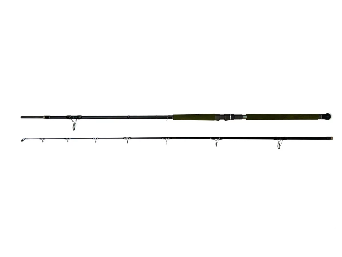 MOSTAL Catfish 500 3,05m 2-Teilig 500g Combo mit Waller Pro 8000 CO Braid Detailansicht