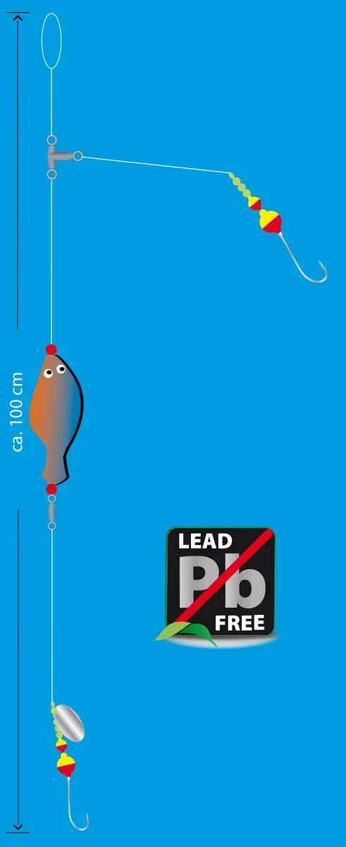 AQUANTIC Flatfish Spoon Rig Special 80g RF