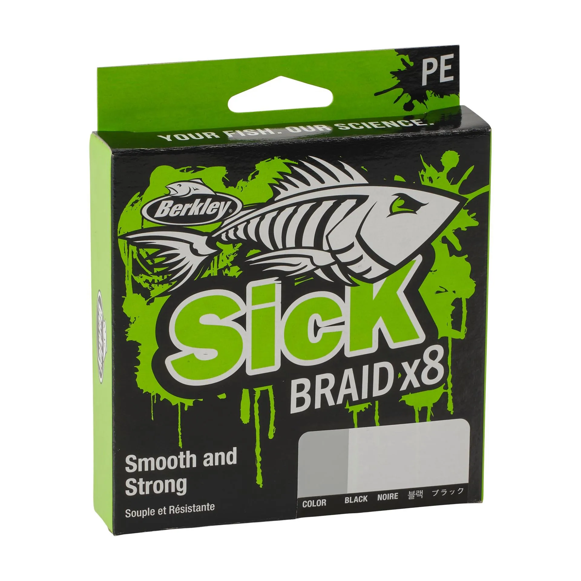 BERKLEY Sick Braid 8X Black 0.19mm 150m 18kg