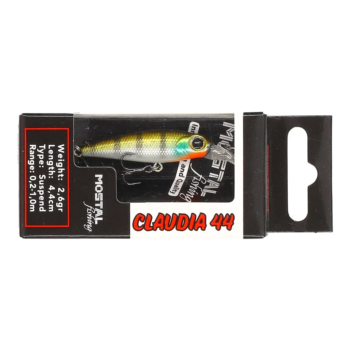 MOSTAL Claudia 44 | 2.6g | 0.2-1.0m | Suspending Wobbler