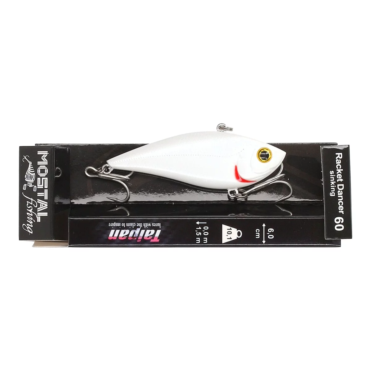 TAIPAN Racket Dancer Pearl White 60mm