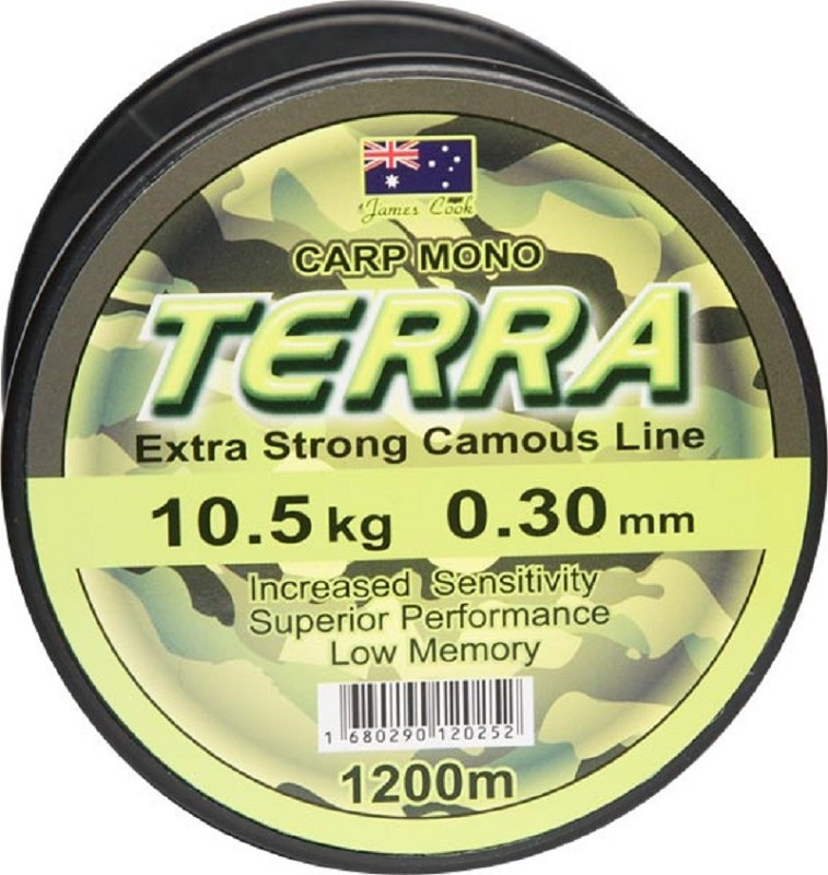 James Cook Terra Carpmono 0,25mm 7,2kg 3000m, monofile Angelschnur, mono line James Cook Terra Carpmono 0,25mm 7,2kg 3000m, monofile Angelschnur, mono line