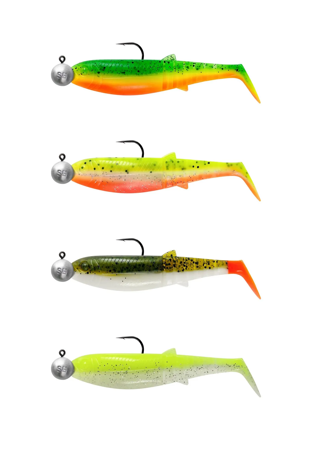 Savage Gear CANNIBAL SHAD 12.5CM 20G DW MIX 4P4PCS Gummifische,Twister