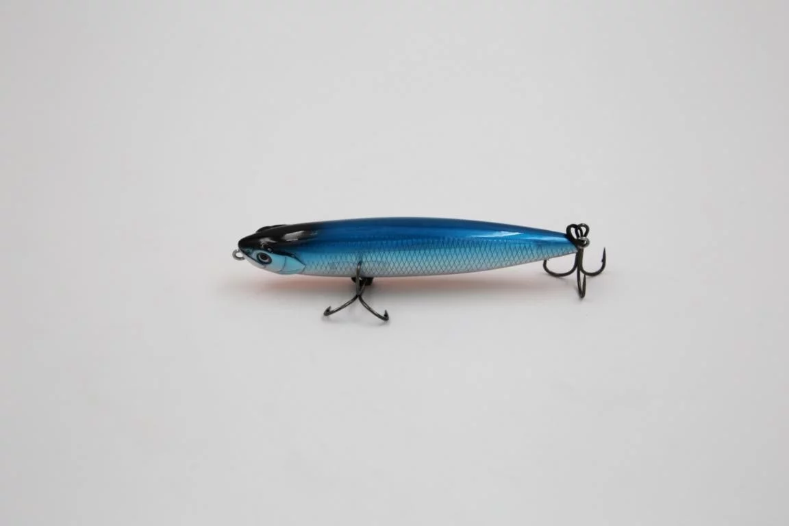 TAIPAN Crazy Pencil Ayu Metallic 90mm — 9.00 Chrome Blue