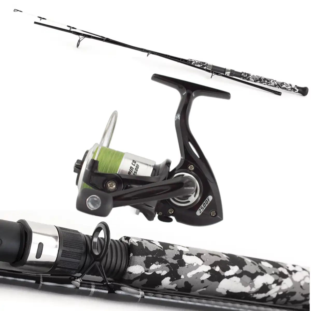 EFT Power Spin 80 1,98m 20-80g Combo mit Spin CO 3500 F Braid