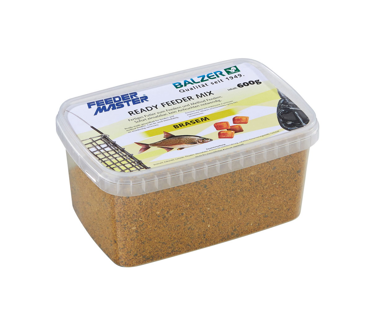 BALZER Feedermaster Fertig-Futter Mix Garlic-Shrimp, 600g — Brasem