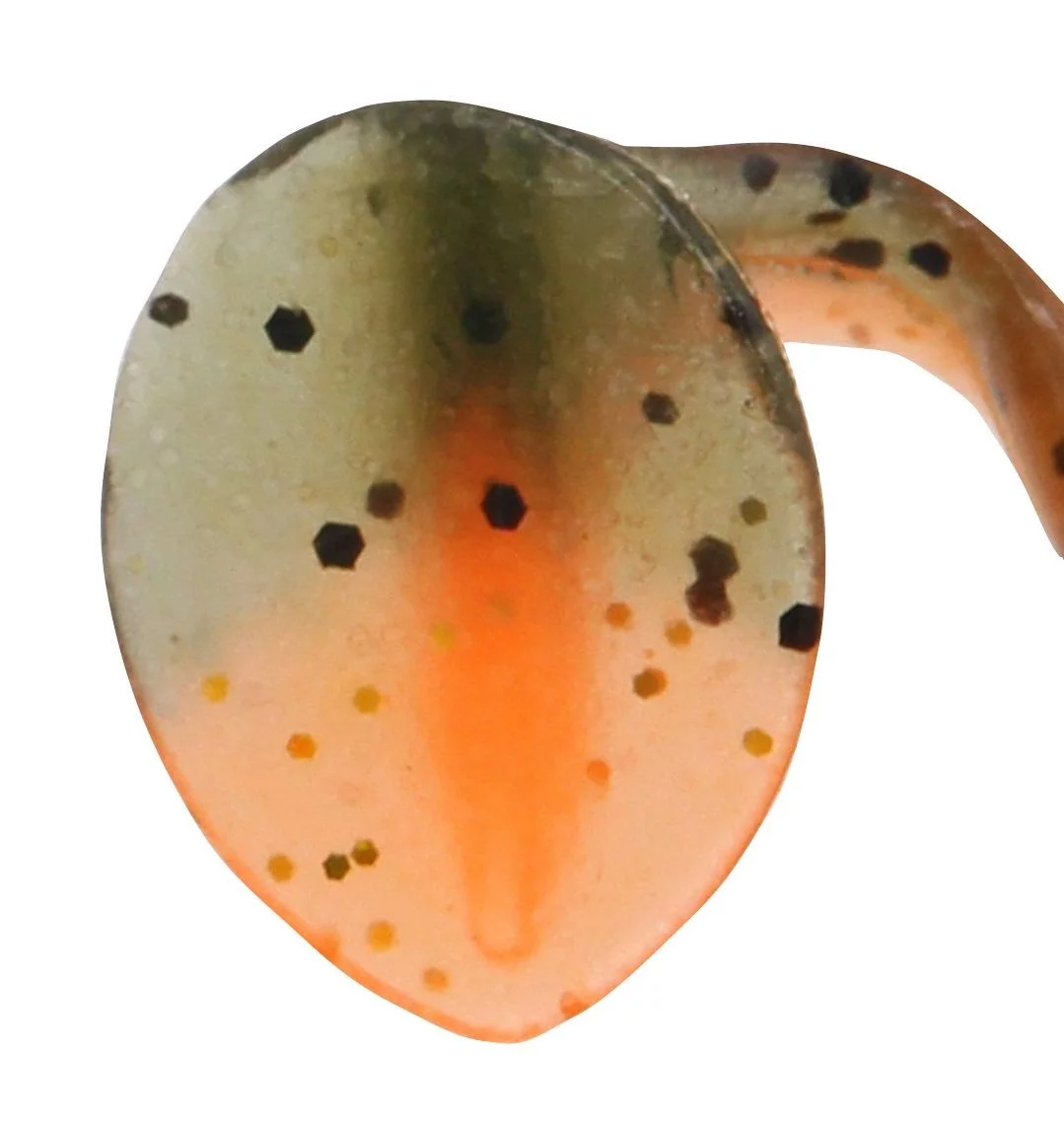 MOSTAL Taipan Shad 7.50cm Green Tomato Glitter 10 Stück Gummifische Shads