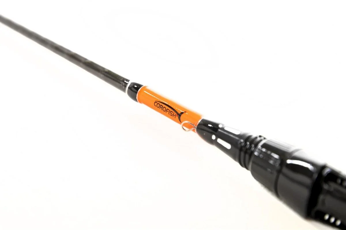 COROFISH Corocast 1.98m 2sec 10-40gr Combo mit Baitcast 301 LH CO Braid Detail Griff