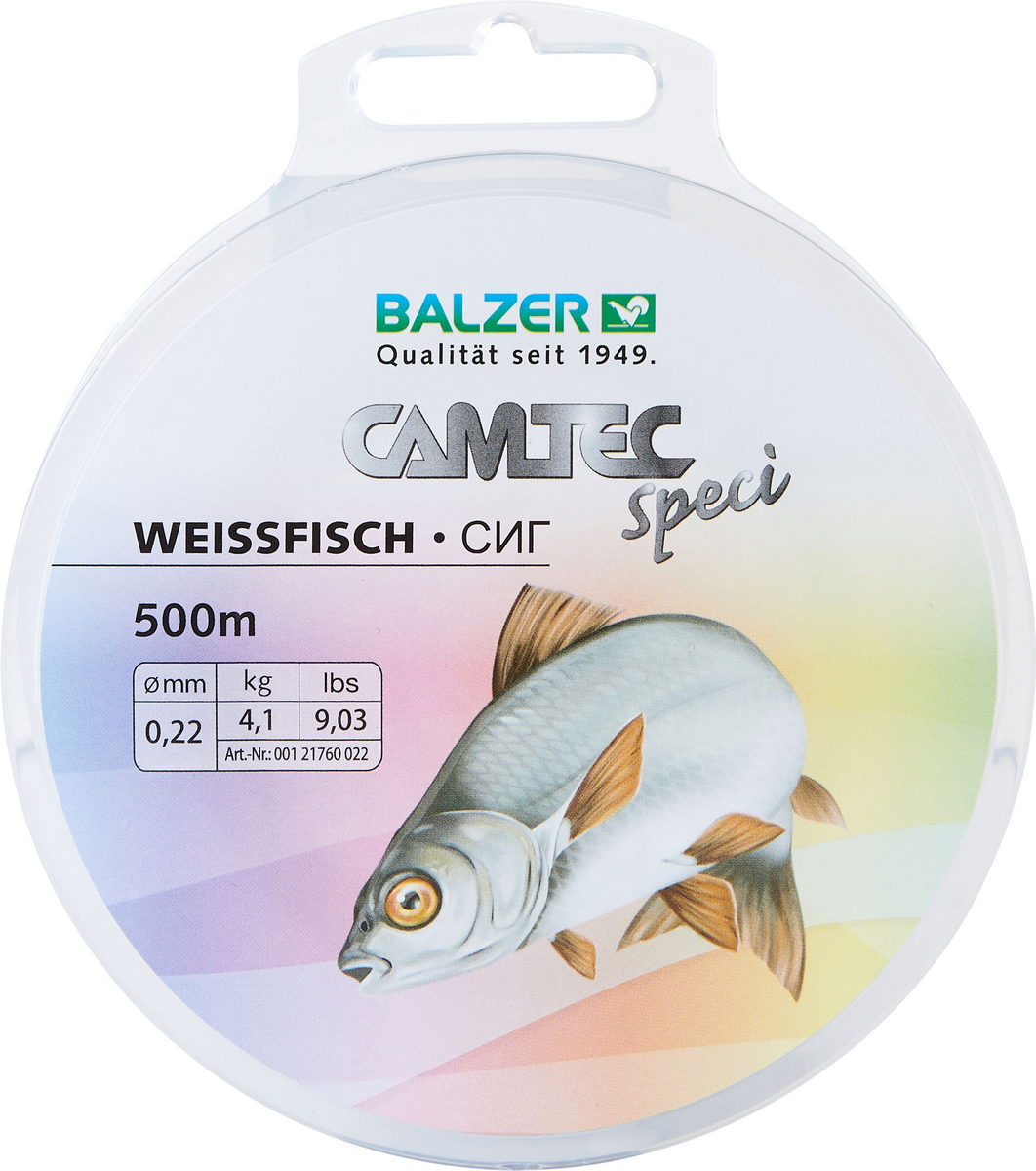 BALZER Camtec Speci Weissfisch 0,18mm, 500m BALZER Camtec Speci Weissfisch 0,18mm, 500m