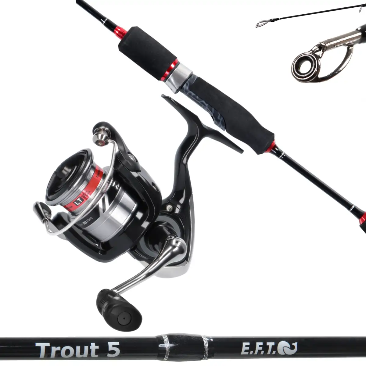 EFT Trout 5 1,80m Combo mit RX LT 1000