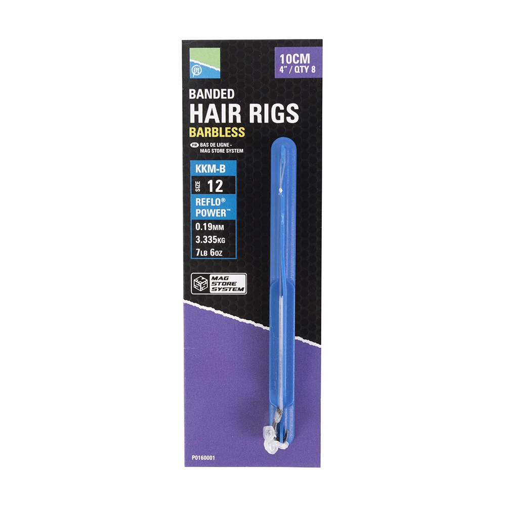 PRESTON MSS Rig - 15" KKM-B MAG STORE BANDED HAIR RIGS