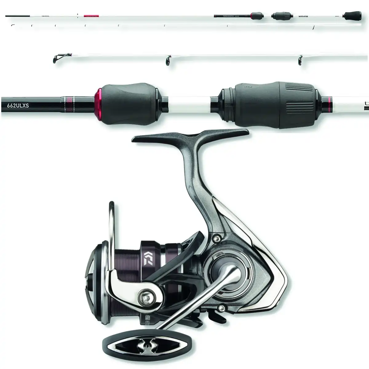 DAIWA TD Trout Area Com. 2.10m 1-6g Forellen-Combo mit DAIWA 20 Exceler LT 2000 bespult mit 0,16mm Monofile — Spin 5 2.10