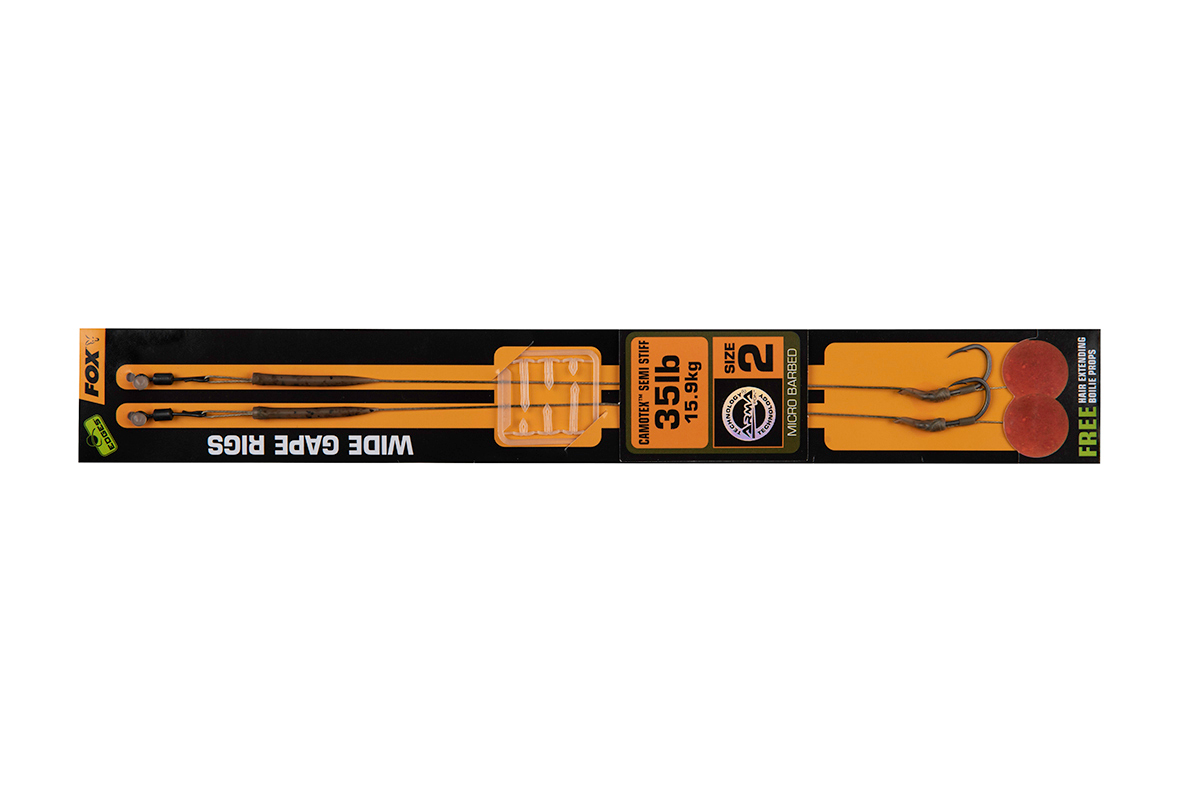 FOX Edges Wide Gape Camotex Semi Stiff