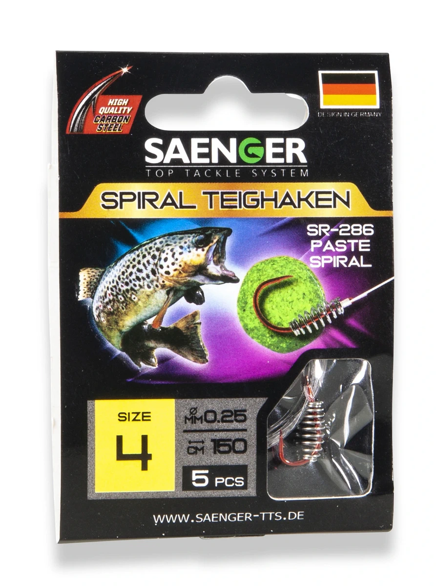 SÄNGER Spiral Teighaken SR-286 150cm 2 / 5pcs.