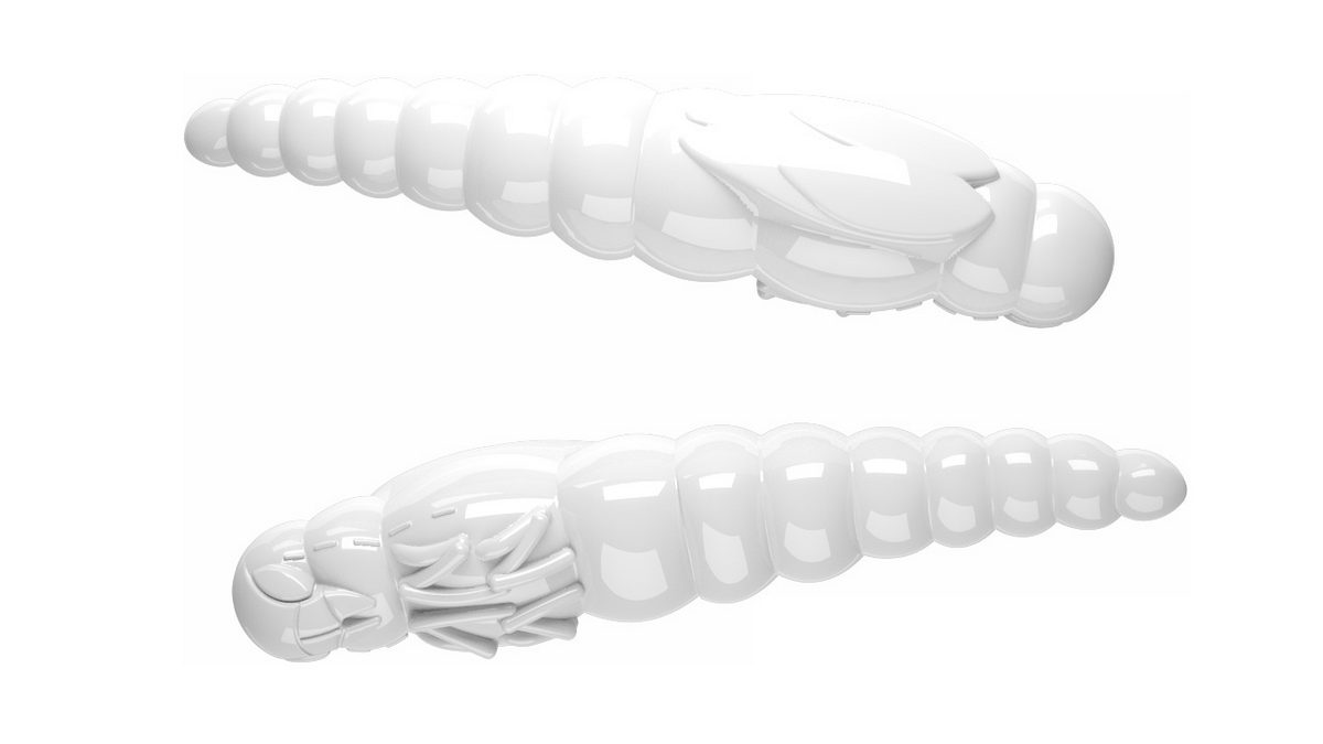 LIBRA LURES Largo Slim 28 Cheese 040-black 15st, Forellenköder, schwimmend und aromatisiert — 2.80 White Krill