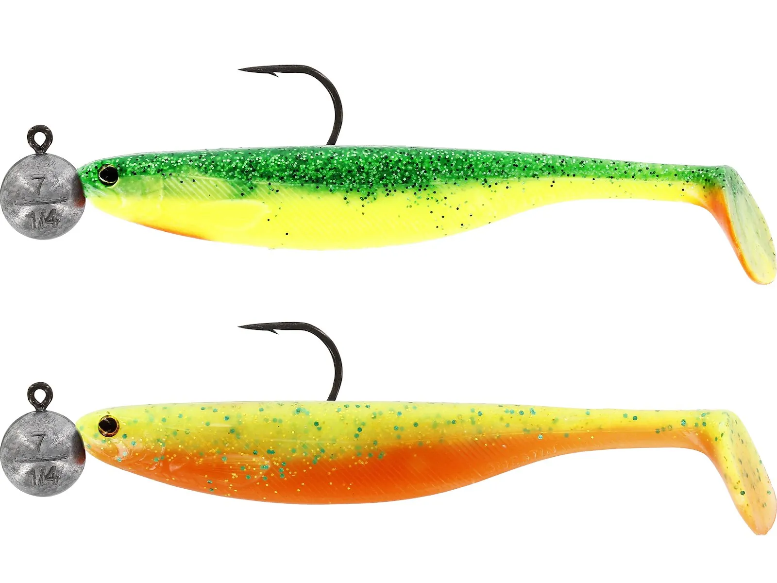 Westin ShadTeez Slim 12cm R 'N R 10g #6/0 2pcs Dark Water Mix 1 - Gummifisch