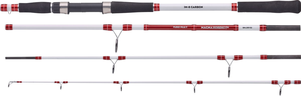 BALZER Magna Nordic Pro Heavy Pilk 265 Travel 2.40m 4-teilig — Travel Pilk 210 2.40