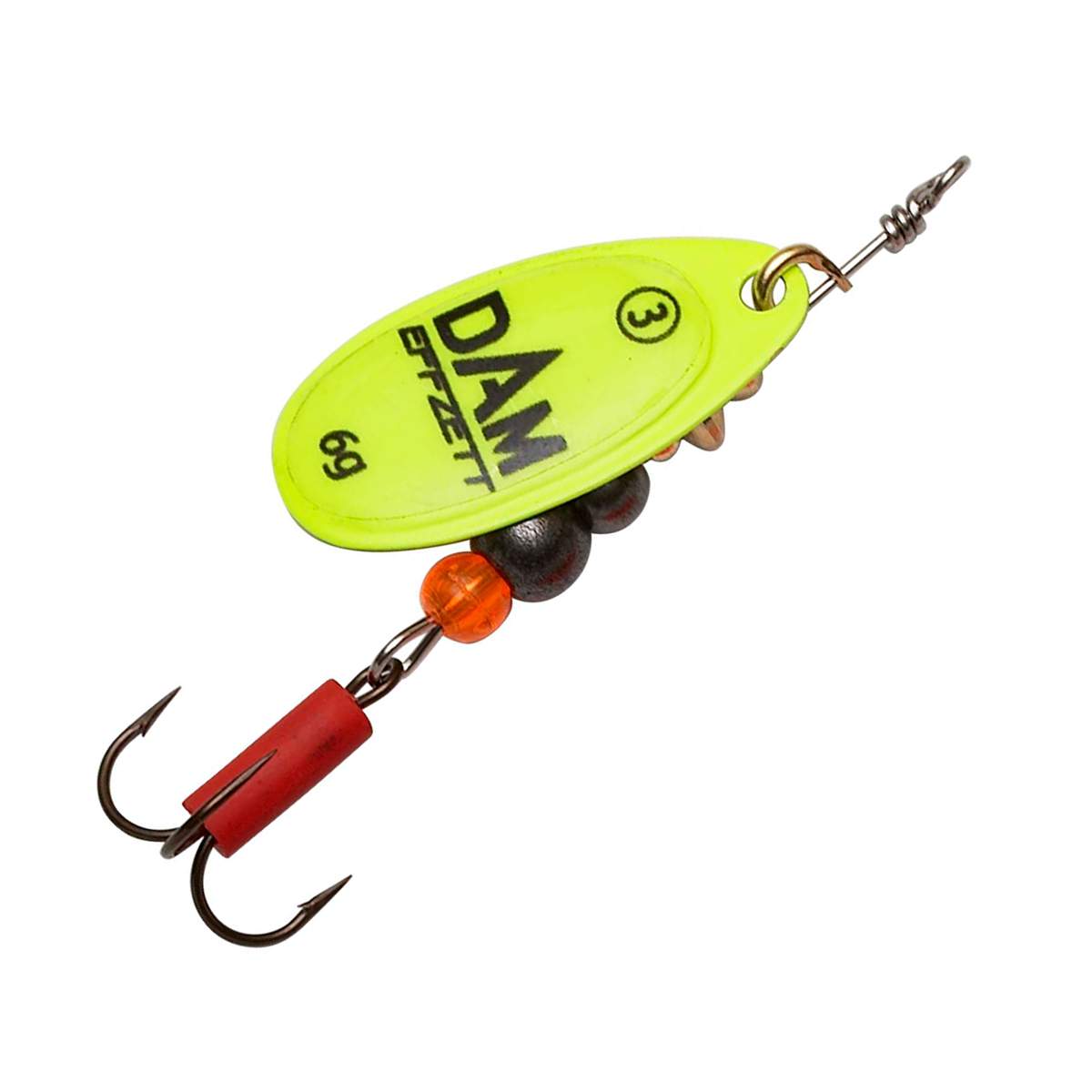 DAM EFFZETT Fluo Spinner Yellow