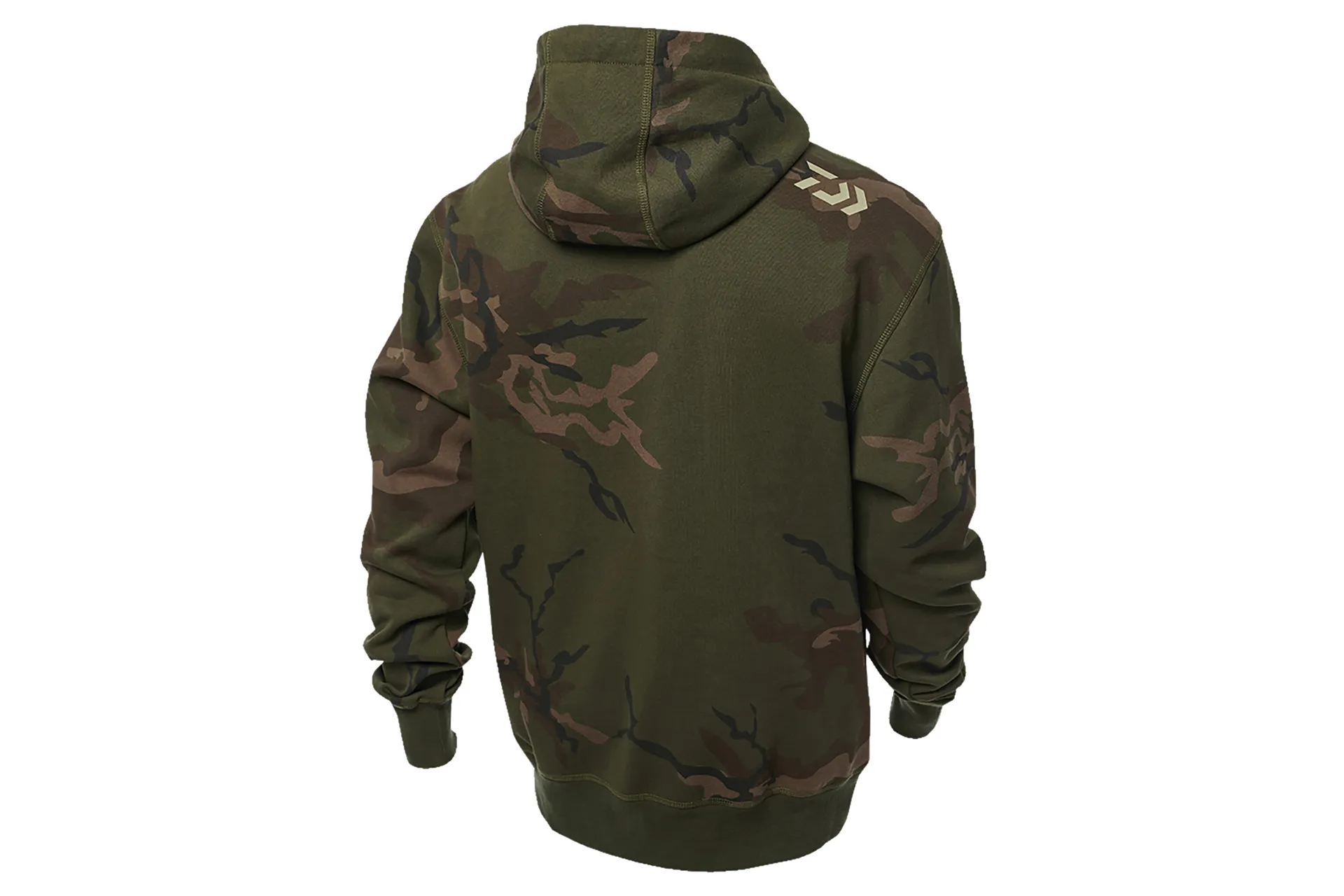 Daiwa Carp Camo Hoodie Angeljacke Ansicht 2